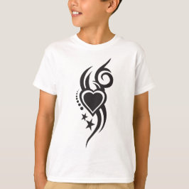 Ornamental Floral Heart Tattoo  T-Shirt