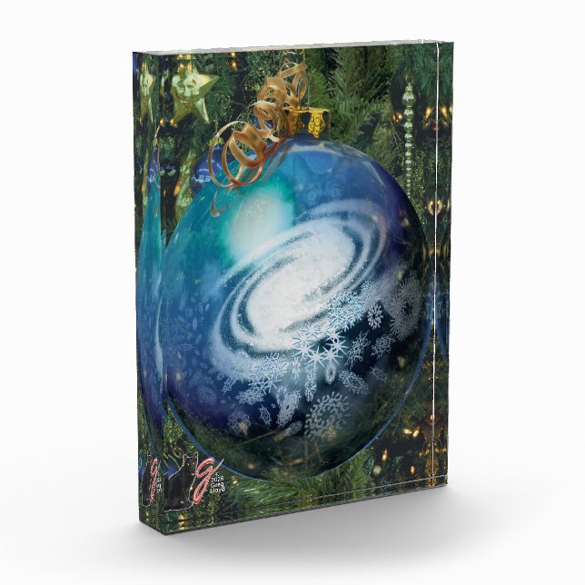 Ornamentale Farbillustration Acrylblock Fotoblock (Links)
