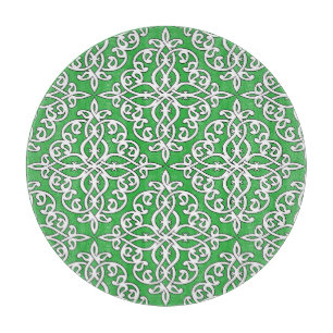 Ornamentales Muster, nahtloses ethnisches Design. Schneidebrett