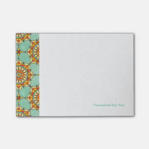 Ornamentales Muster Post-it Klebezettel
