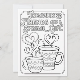 OrnaMENTALs Treasured Friends Color Your Own