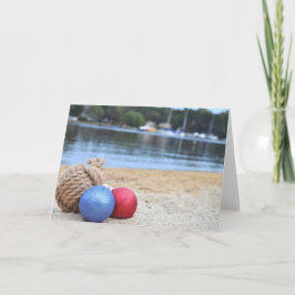 Ornamente am Strand Karte