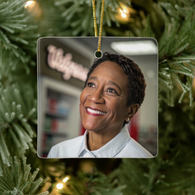 Ornamente aus personalisiertem Foto 2 (Baum)