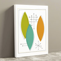 Ornamente Moderne, ummantelte Canvas Mitte des Jah