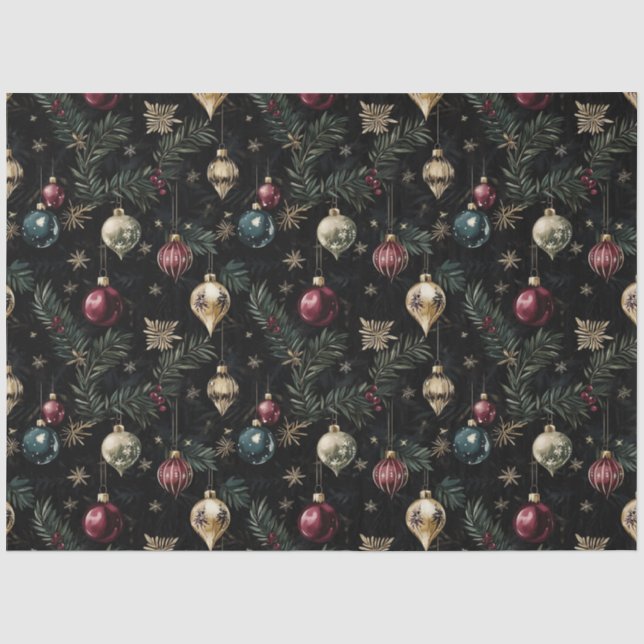 Ornamente und Blatteleganz Seidenpapier (Vorderseite)