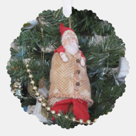 Ornamentkarte - Abbildung des antiken Weihnachtsst Ornament Karte