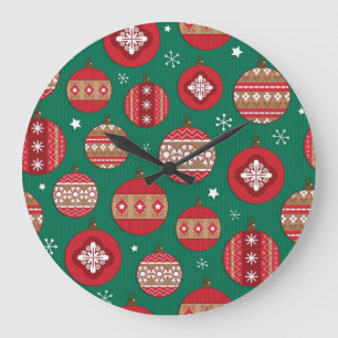 Ornamentmuster Große Wanduhr