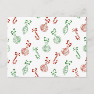 Ornamentmuster Postkarte