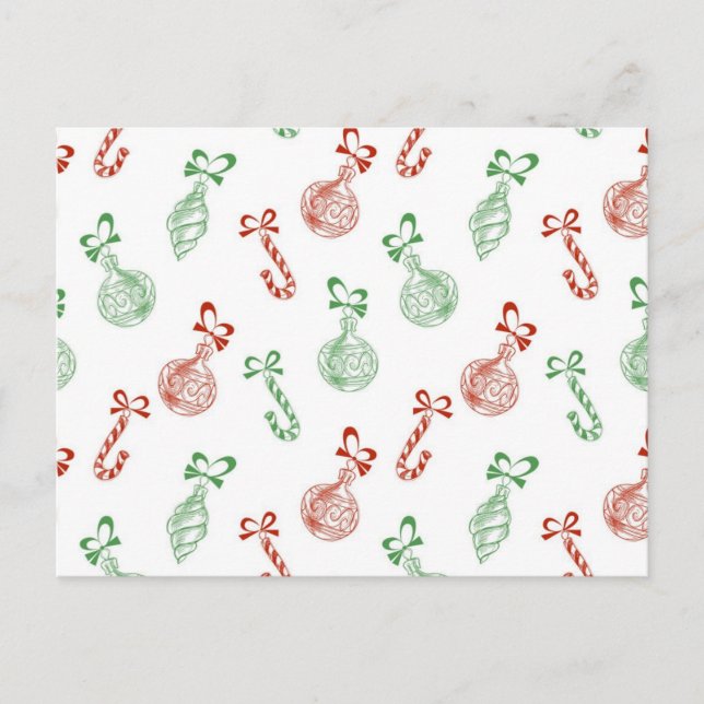 Ornamentmuster Postkarte (Vorderseite)