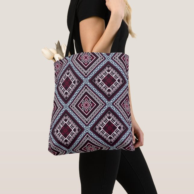 Ornamentmuster Tasche (Von Nahem)