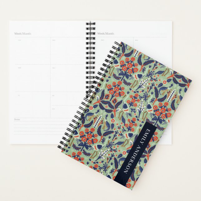 Ornat Turquoise Classy Floral Peacock Motif (Devant avec enveloppe)