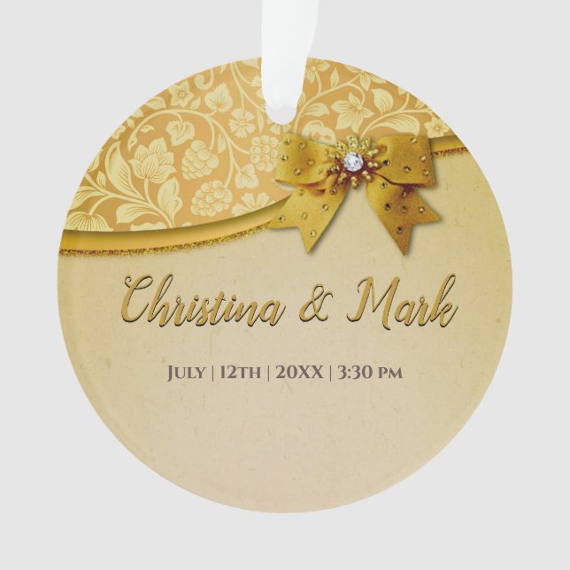 Ornate Elegant Retro Fleurs Abstraites et Feuilles (devant)