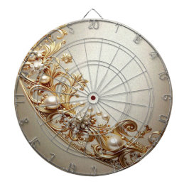 Ornate Gold Flourish Dartboard Dartscheibe