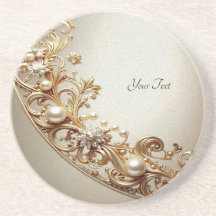 Ornate Goldverzierung Sandstein-Unterlage