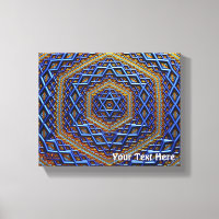 Ornate Metallic Magen David