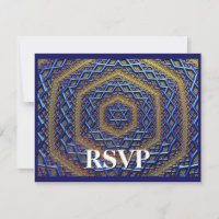 Ornate Metallic Magen David