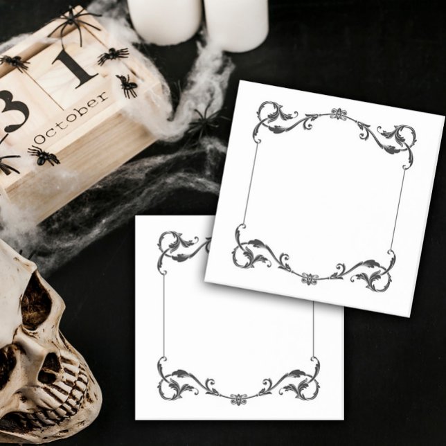 Ornate Period Design Framed Post-it Klebezettel (Von Creator hochgeladen)