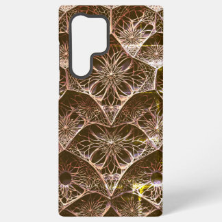 Ornate Rose Gold & Bronze Art Deco Fractal Samsung Galaxy Hülle
