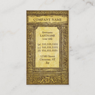 Ornate Vintage-Rahmen Visitenkarte
