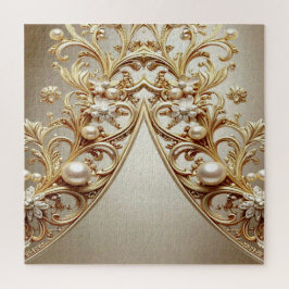 Ornates Gold-Jigsaw-Puzzle