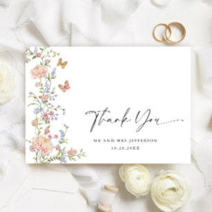 Orné Grace Pastel Blush Floral Mariage Merci