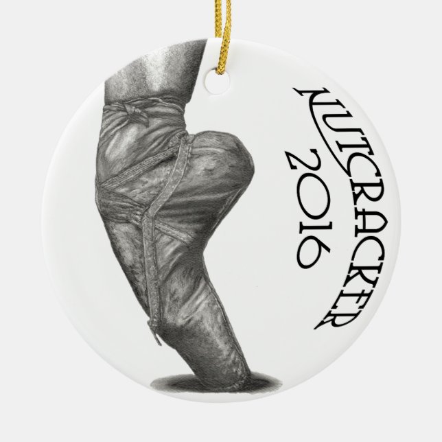 Ornement 2016 de Noël de casse-noix (Devant)