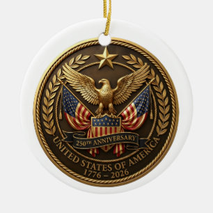 Ornement 250e anniversaire d'Amérique États-Unis 2