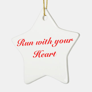 Ornement 5K pour des coureurs, étoile de Noël