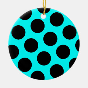 Ornement à pois noirs
