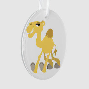 Ornement acrylique cool et mignon en cartons