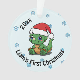 Ornement acrylique de Noël personnalisé