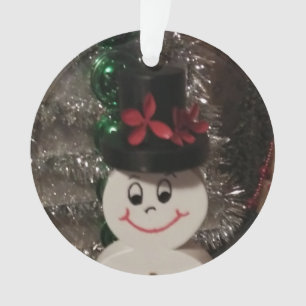 Ornement acrylique de Snowman
