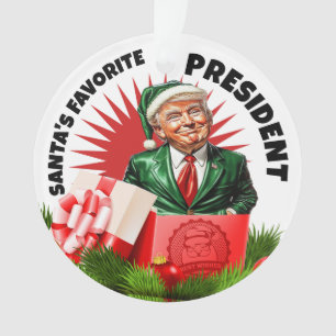 Ornement acrylique du président Trump