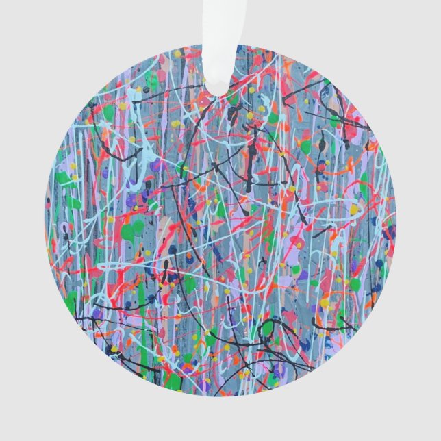 Ornement acrylique tordu (devant)
