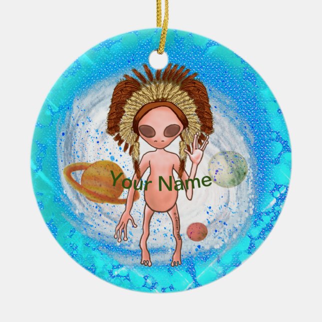 Ornement Alien indien (Devant)