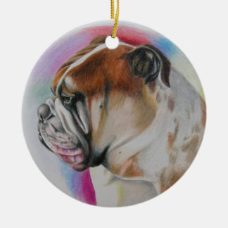 Ornement anglais de bouledogue