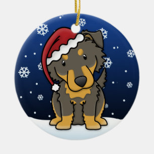 Ornement anglais de Noël de berger de bande