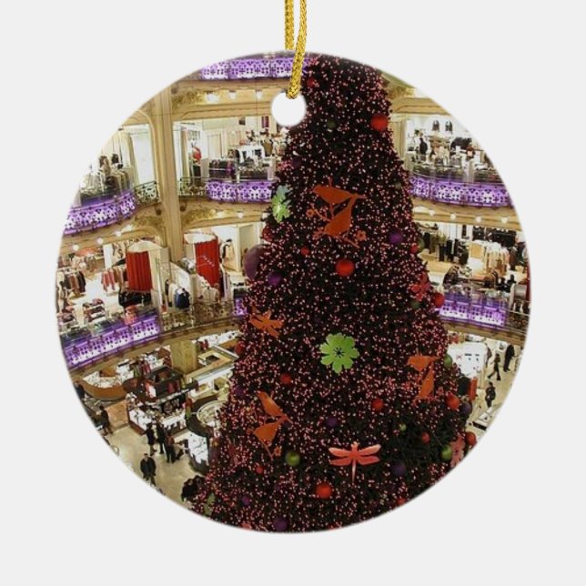 Ornement Arbre de Noël Paris Lafayette (Devant)
