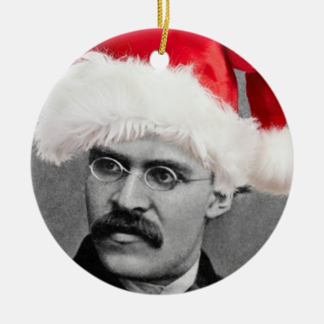 Ornement athée de père Noël Nietzsche (Devant)