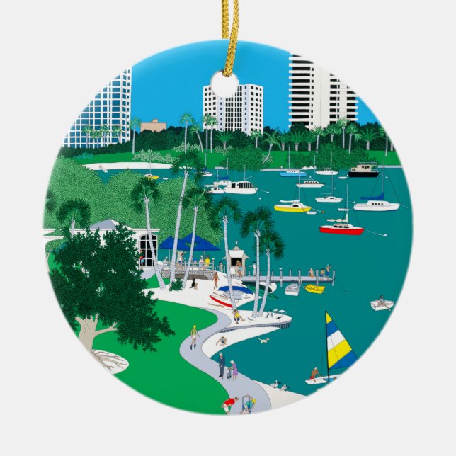 Ornement avant de la baie de Sarasota (Devant)