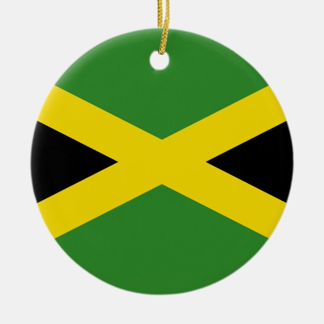 Ornement avec drapeau de la Jamaïque (Devant)