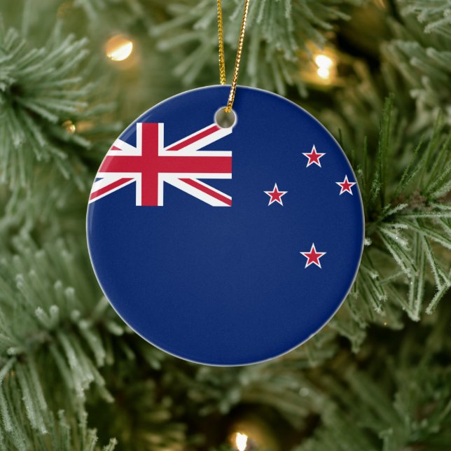 Ornement avec drapeau de la Nouvelle-Zélande (Arbre)