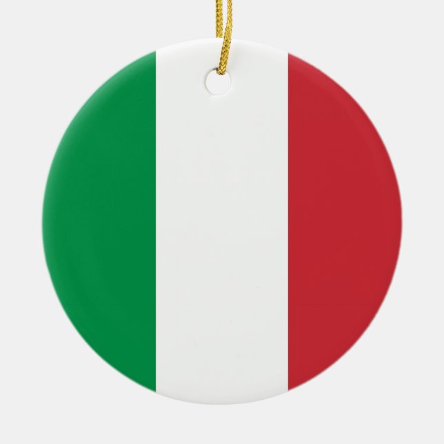 Ornement avec drapeau d'Italie (Devant)