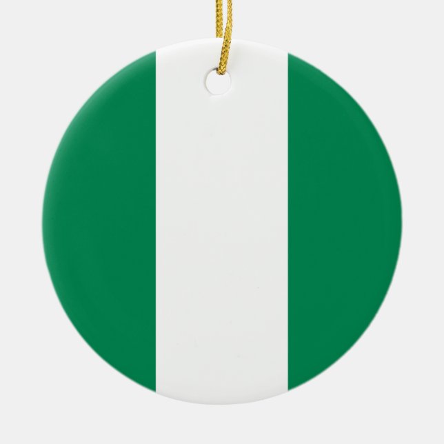 Ornement avec drapeau du Nigeria (Devant)