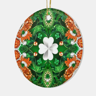 Ornement avec Irlande Couleurs Design