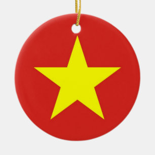 Ornement avec le drapeau du Vietnam
