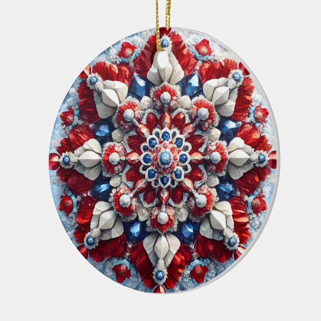 Ornement avec Norvège Couleurs Design (Gauche)