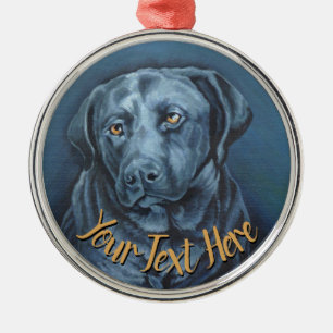 Ornement Black Lab Décoration personnalisée Chien 