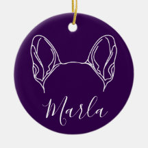 Ornement Bouledogue Français (Logo Om)