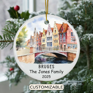 Ornement Bruges personnalisé, Belgique